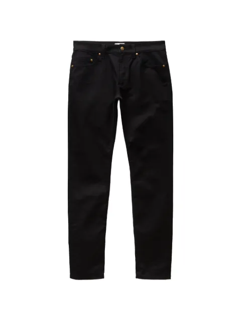 Versace embroidered-detail slim jeans