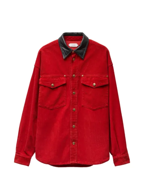 Versace corduroy velvet blouson