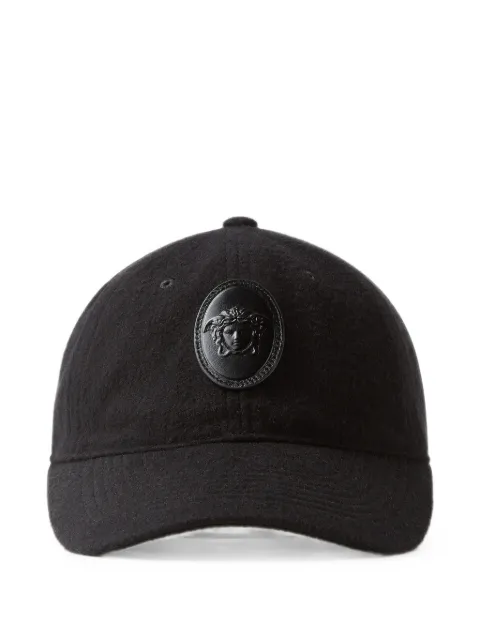 Versace cashmere & wool baseball cap