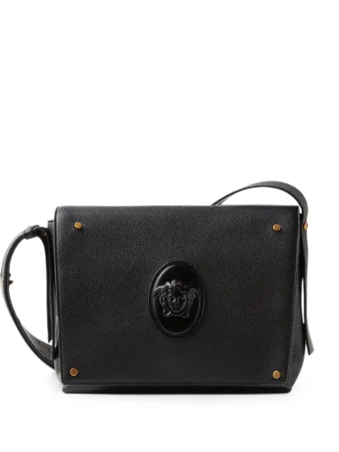 Versace Lou small leather messenger bag