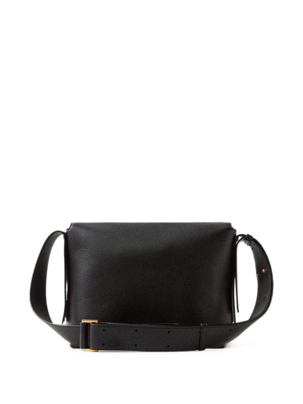 Versace Kleine Lou leren messengertas Zwart
