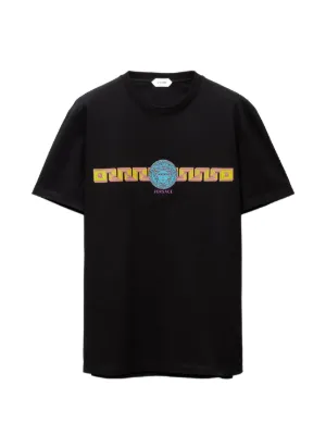 Valentino Garavani Cotton T-shirt With Made In Print | Black