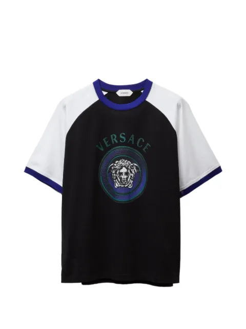 Versace printed cotton-jersey regular T-shirt