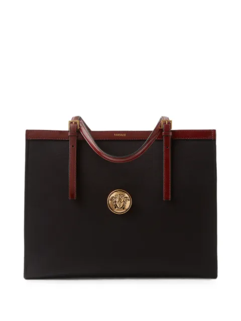 Versace Rivière large canvas tote