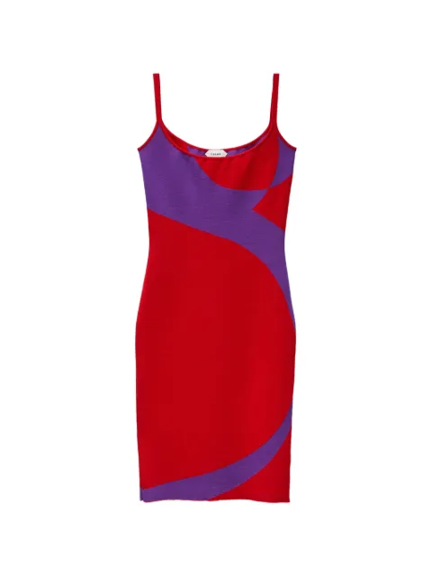 Versace stretch wool knit mini dress