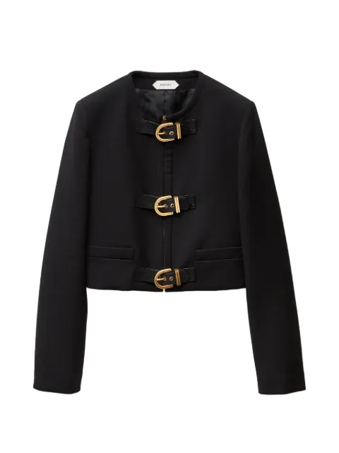 Versace 나테 울 크롭 재킷