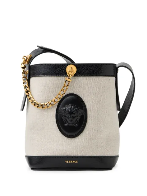 Versace bolso bombonera Pivot mini de lona
