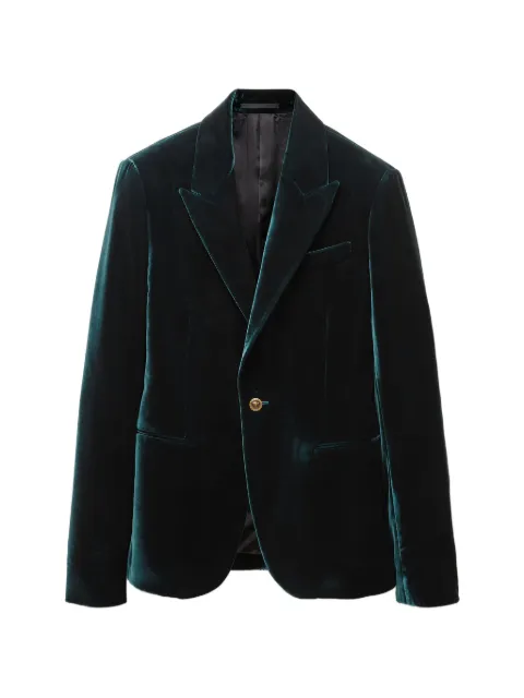 Versace viscose velvet blazer