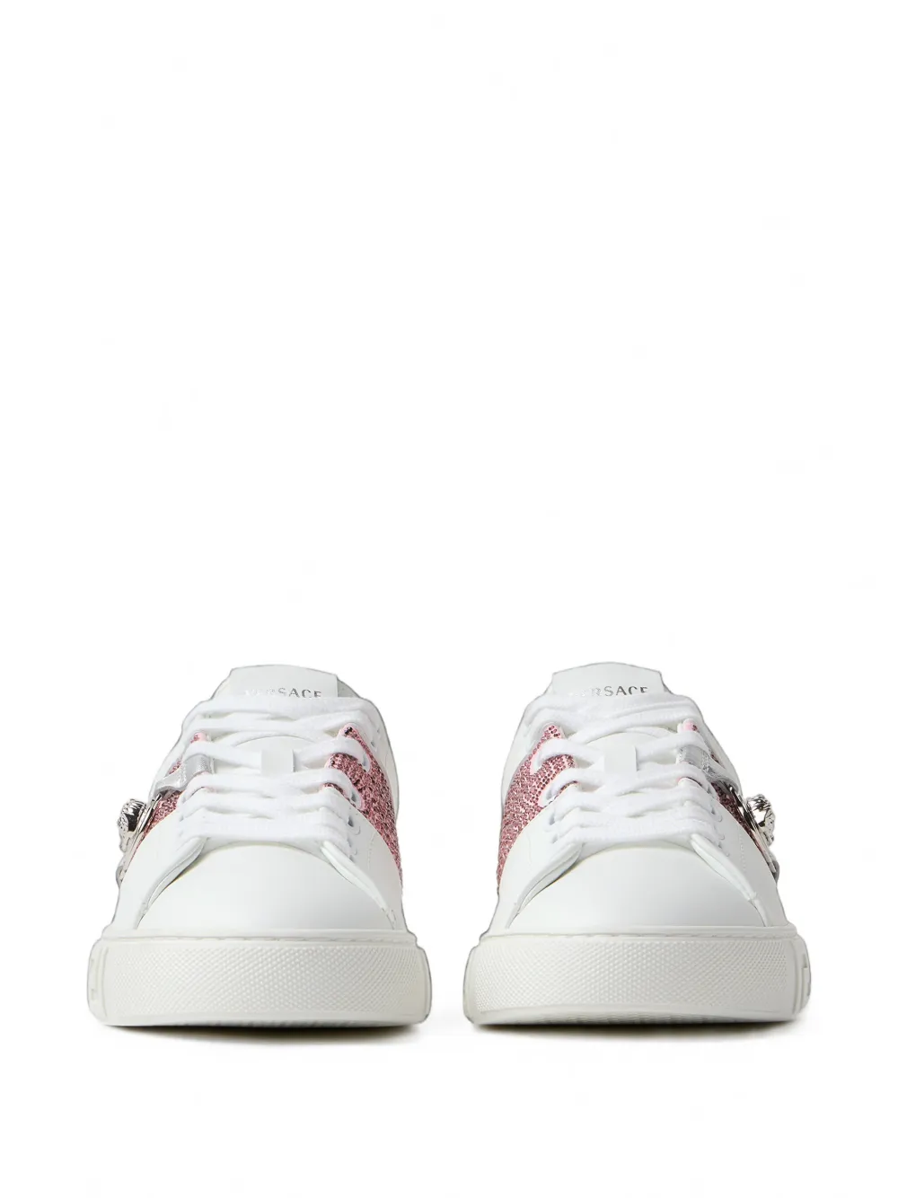 Versace Greca verfraaide sneakers Wit