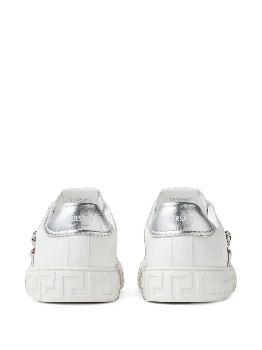 Versace Greca verfraaide sneakers Wit