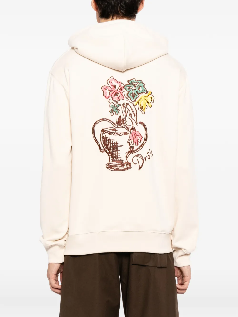 Drôle De Monsieur Vase Havana hoodie Beige