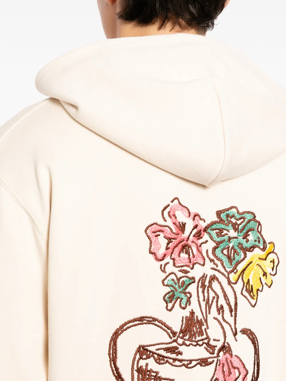 Drôle De Monsieur Vase Havana hoodie Beige