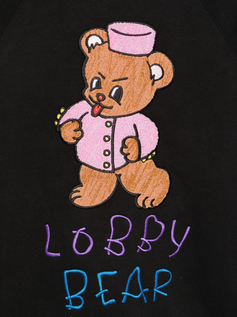MSGM Lobby Bear sweater met ronde hals Zwart