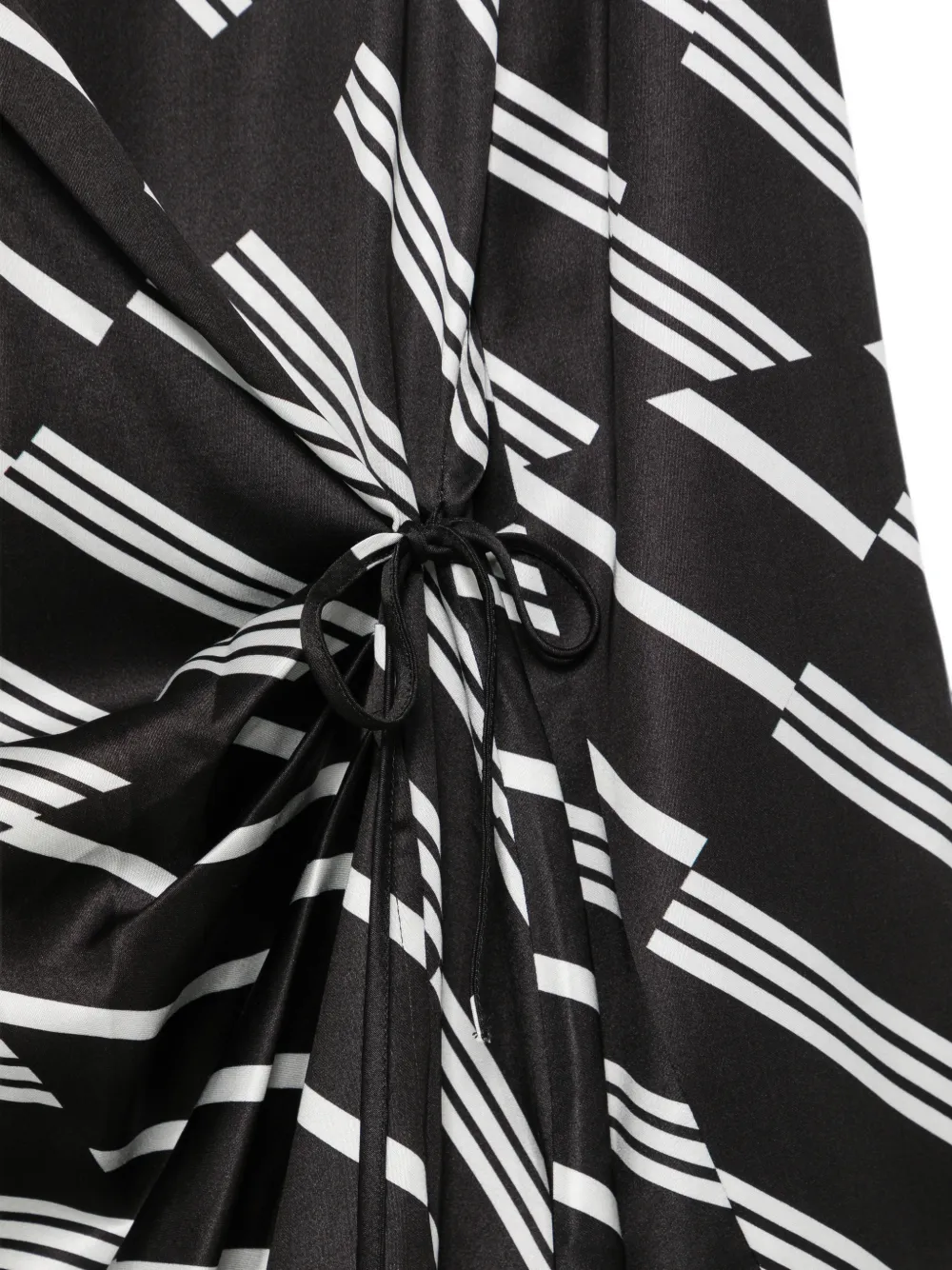 MSGM Gestreepte mini-jurk Zwart