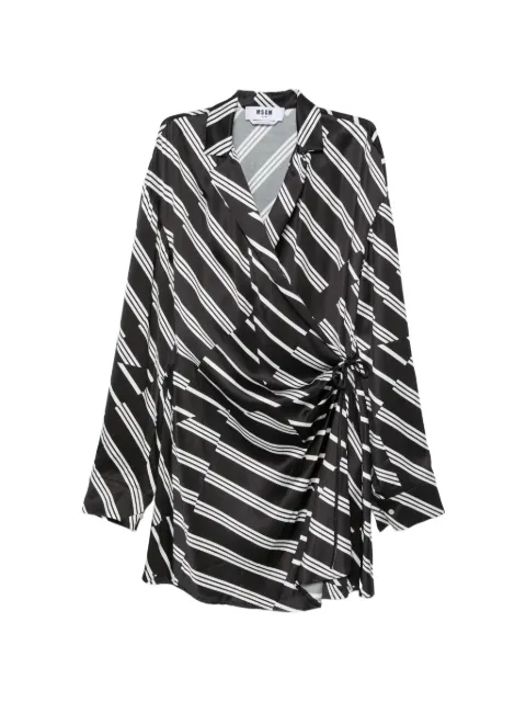 MSGM striped mini dress