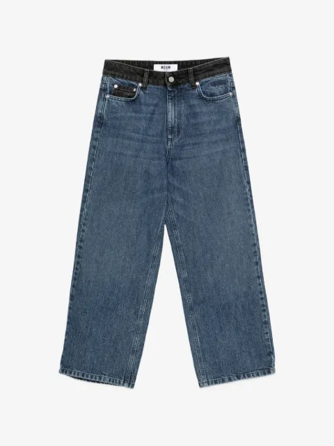 MSGM belt-loop pocket jeans