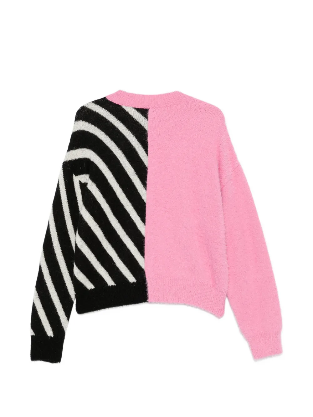MSGM Gestreept vest met knopen Roze