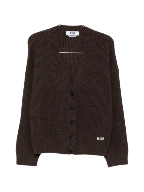 MSGM long sleeve V-neck cardigan 