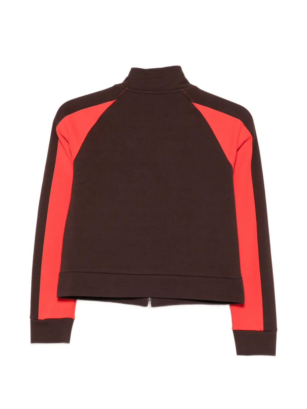 MSGM Sweaters met geborduurd logo en colourblocking Bruin