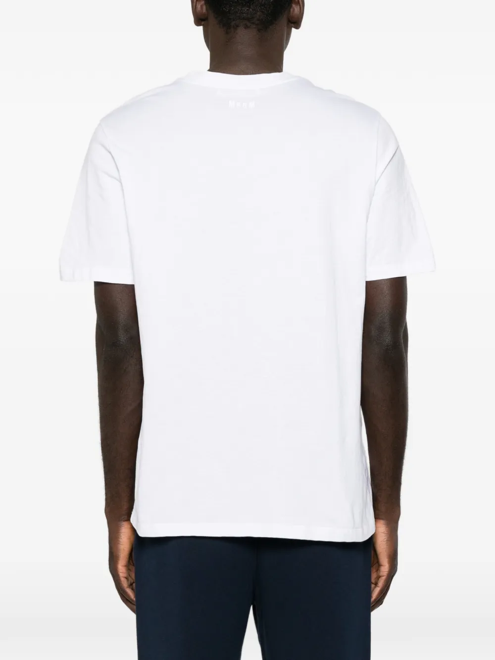 MSGM Teddy Bear T-shirt met borduurwerk Wit