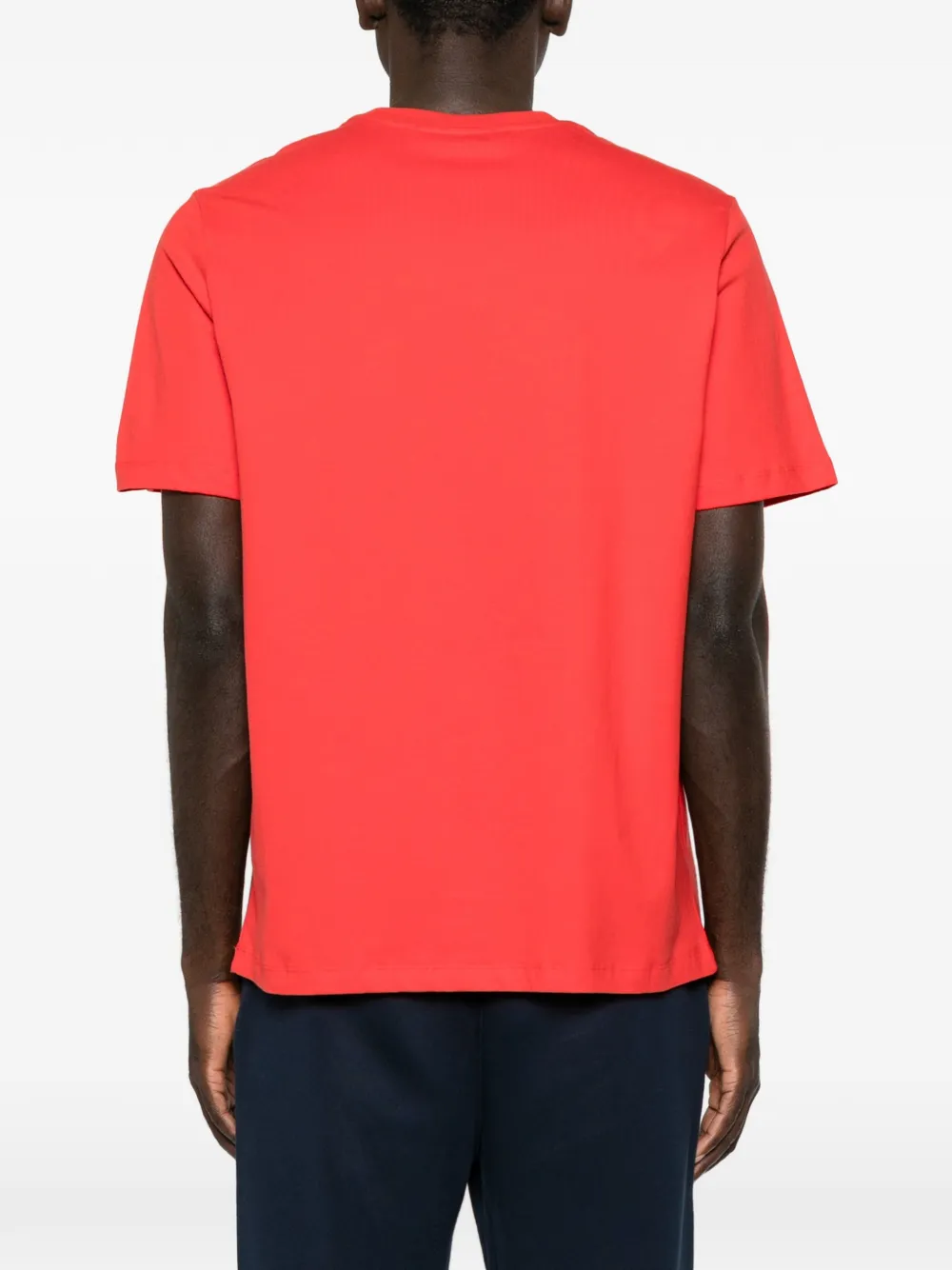 MSGM logo-print T-shirt Rood