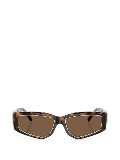 Tiffany & Co Eyewear tortoiseshell-effect geometric-frame sunglasses