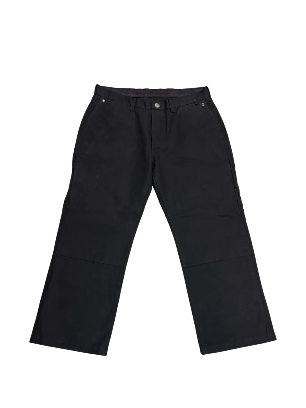 Chrome Hearts Cross Patch double-knee jeans - Nero