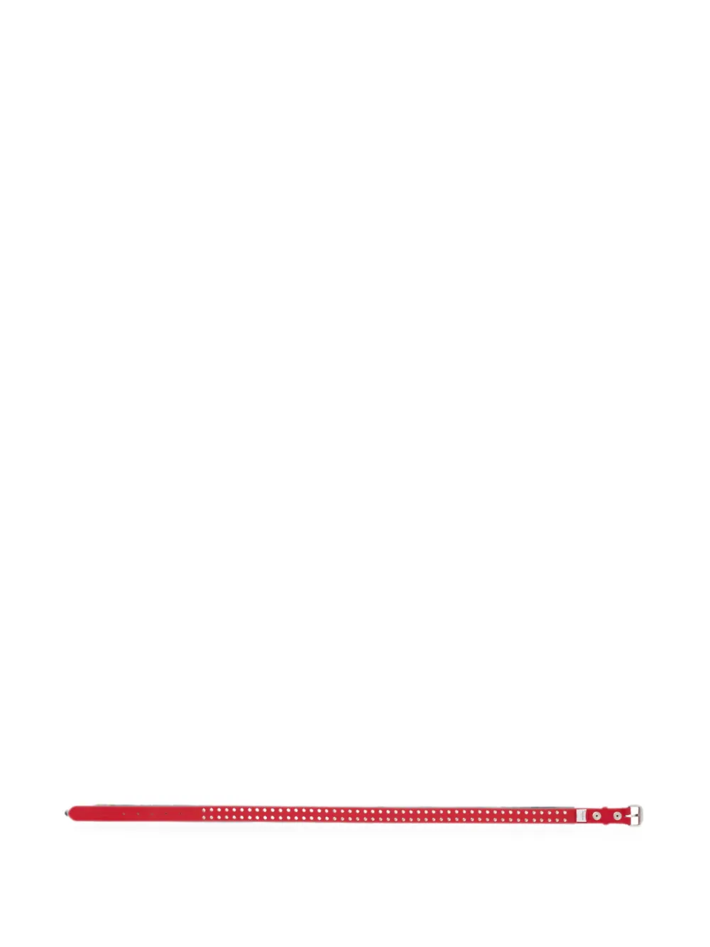 Supreme studded leather belt - Rosso