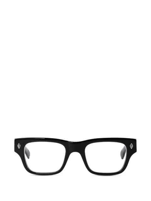 Chrome Hearts Crypdic rectangle-frame glasses