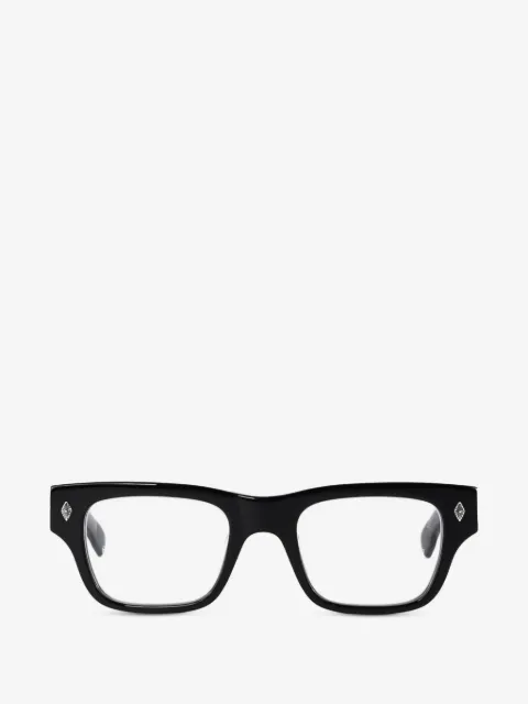 Chrome Hearts Crypdic rectangle-frame glasses