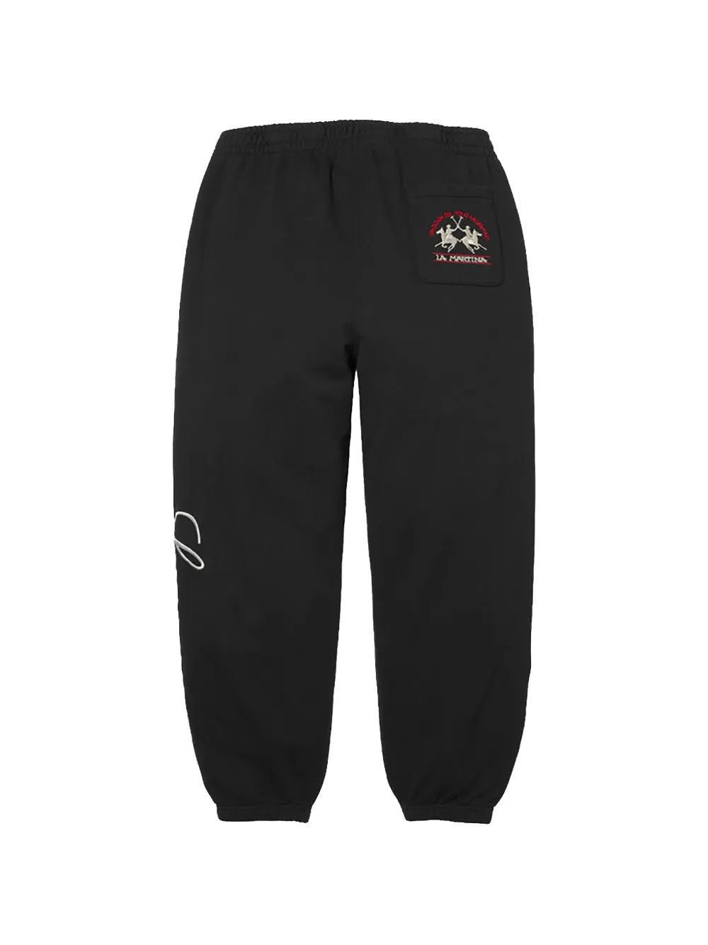 Supreme x La Martina x Jacob & Co trainingsbroek met geborduurd logo Zwart