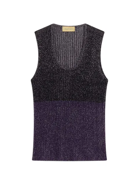 MOMONÌ Blioa lurex-knit tank top