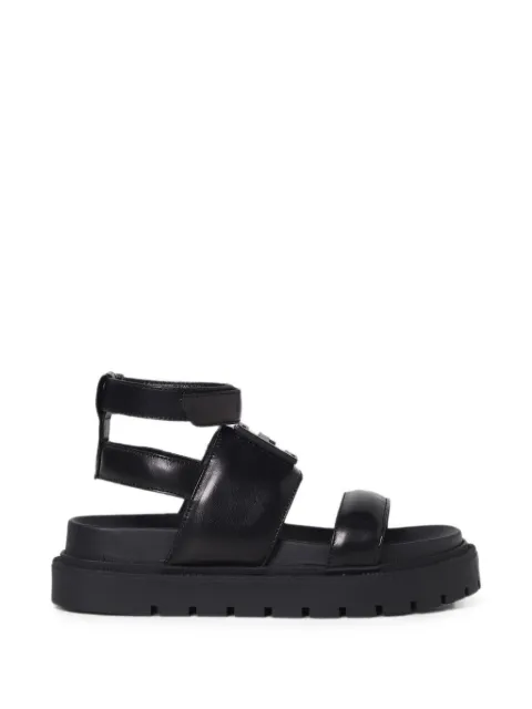 Fendi Kids FF logo-plaque sandals