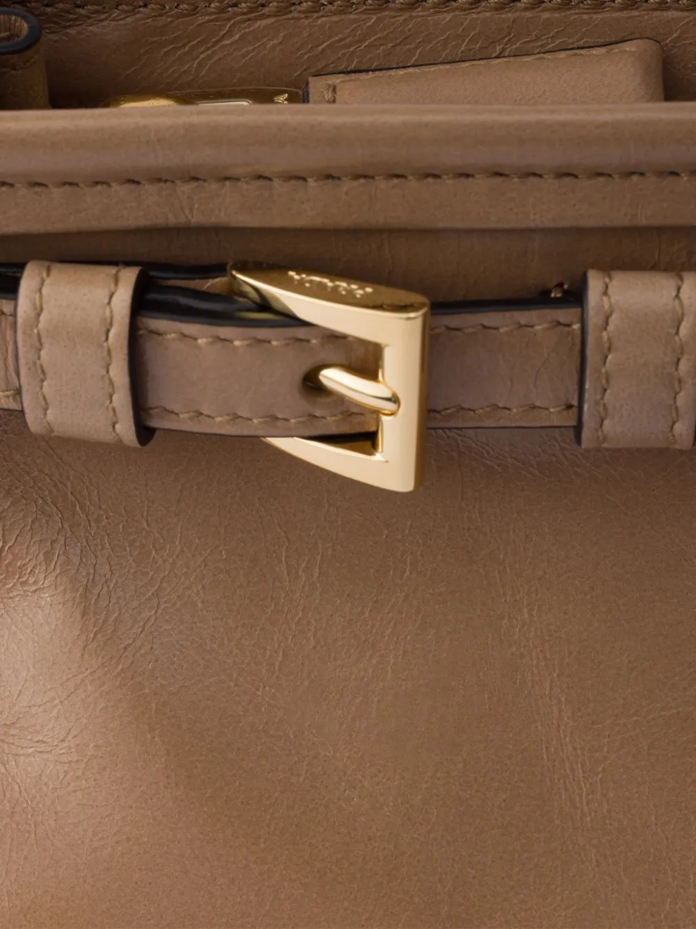 Prada Kleine Bonnie leren handtas Beige
