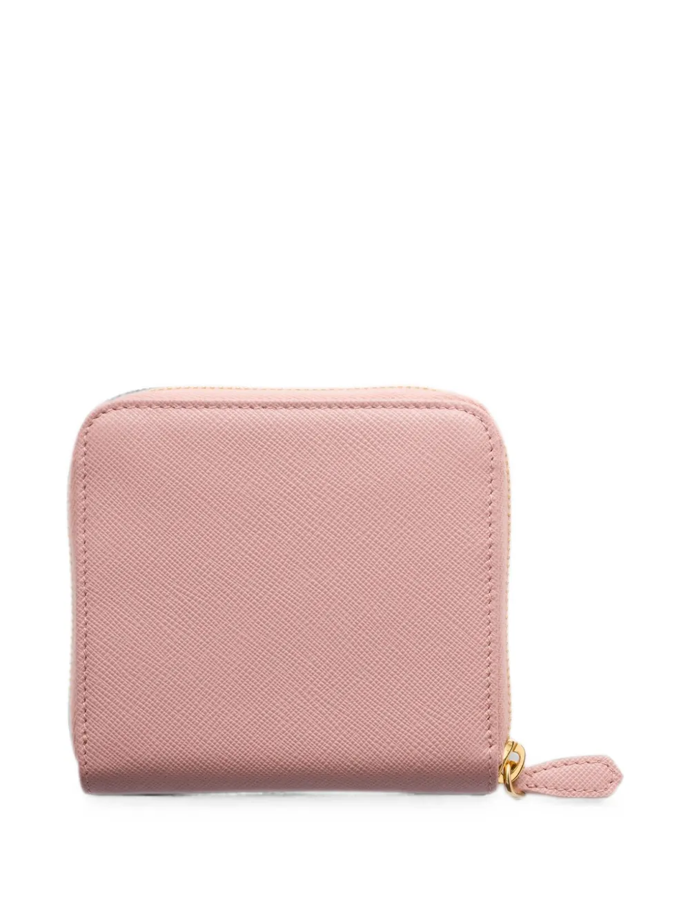 Prada Kleine saffiano leren portemonnee Roze