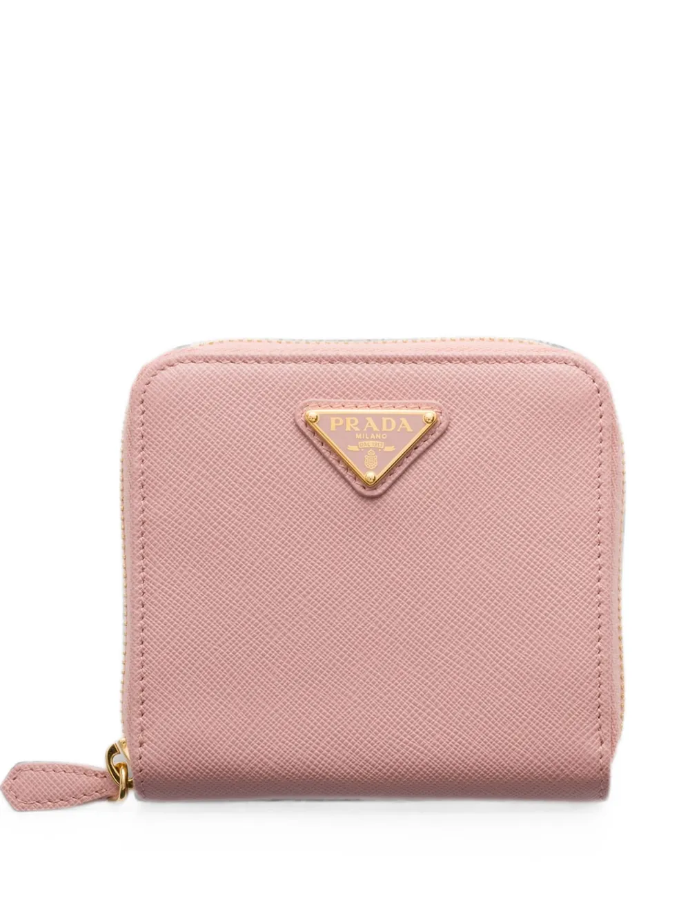 Prada small Saffiano-leather wallet - Rosa