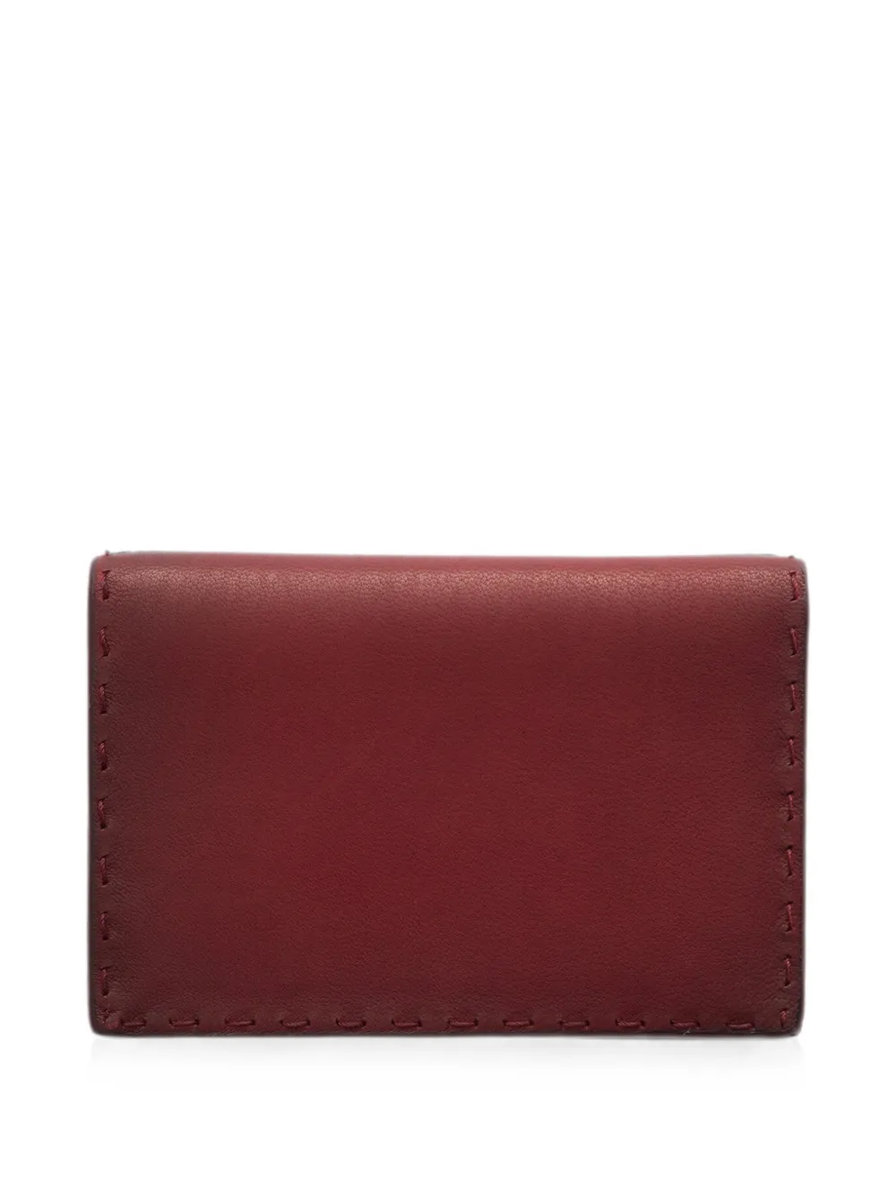 Prada Leren pasjeshouder Rood
