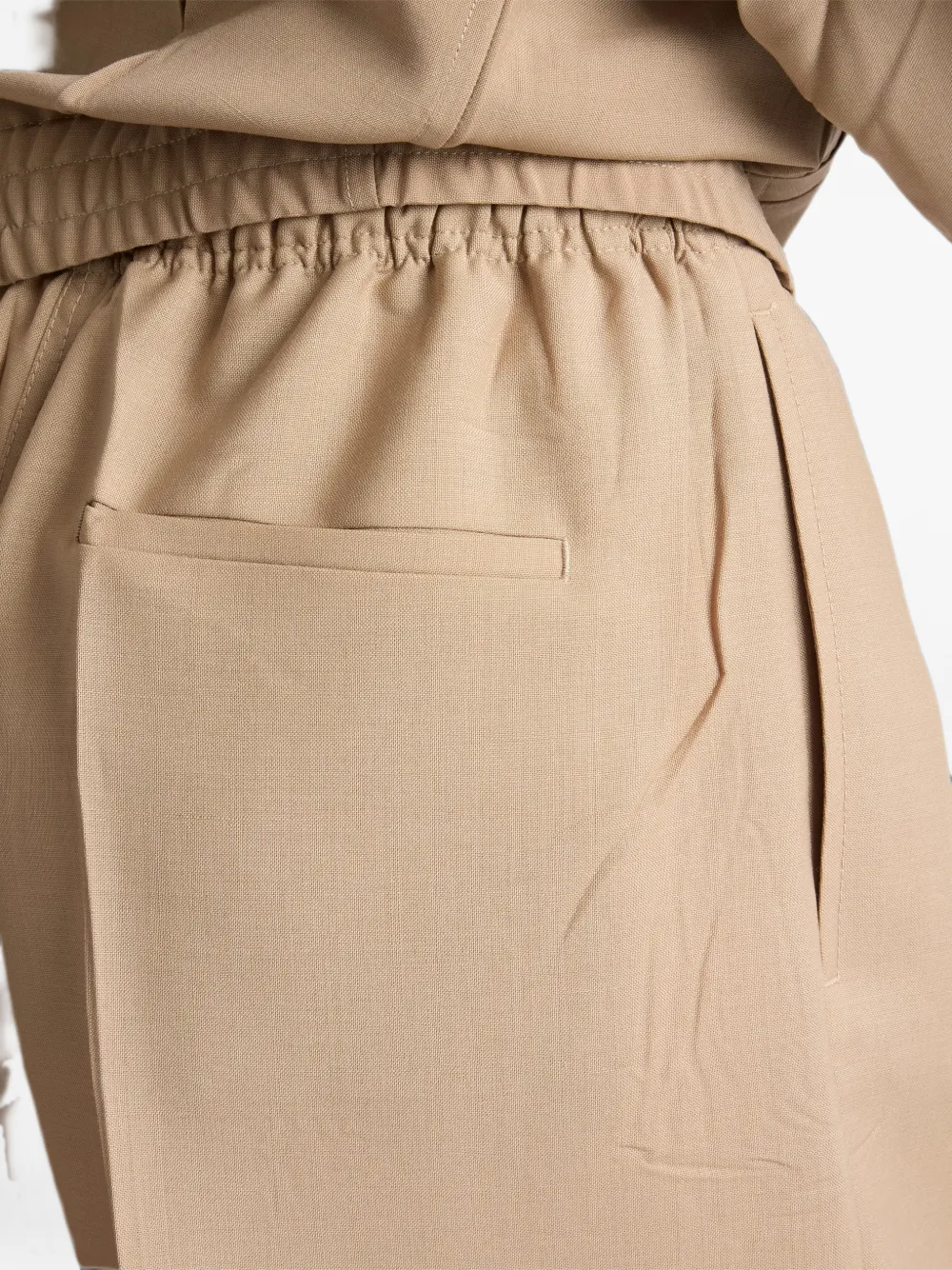 Prada Lichte mohair broek Beige