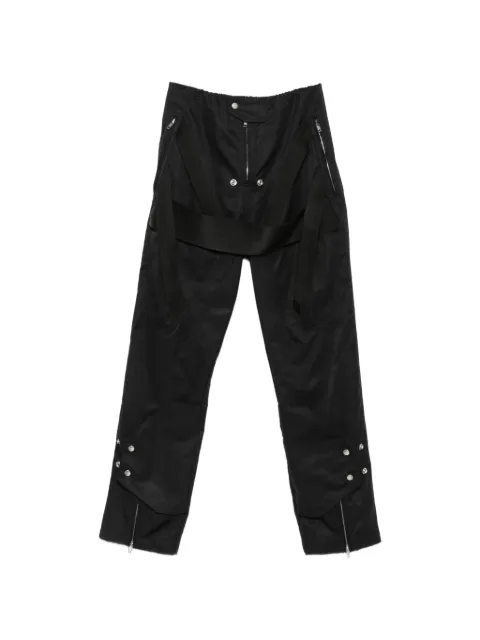 Rick Owens Megastrapped Motopants zip-details trousers