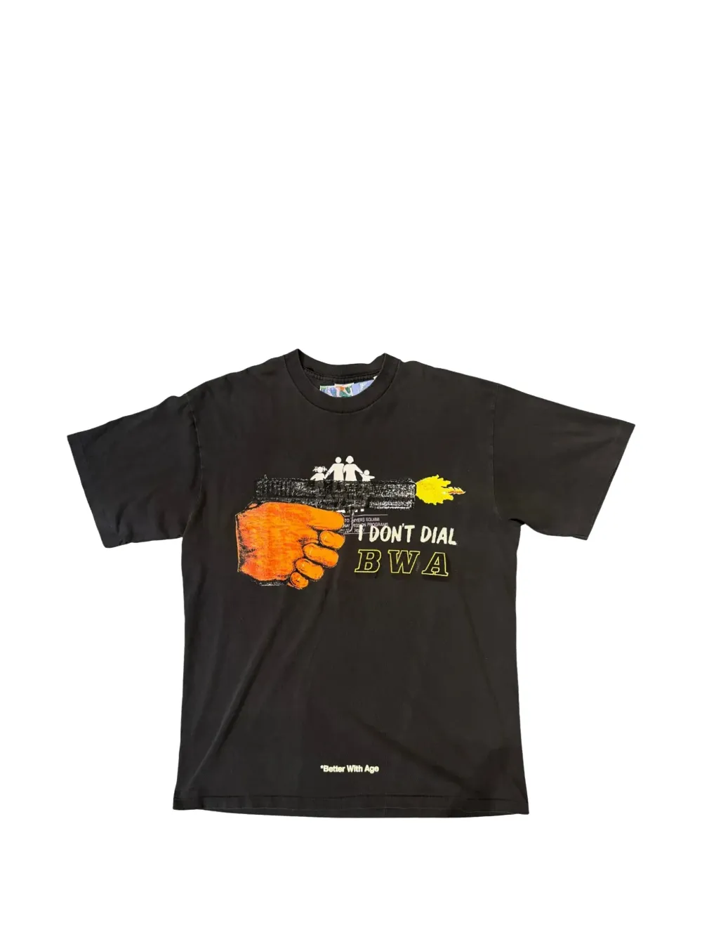 Better with Age graphic-print T-shirt - Schwarz