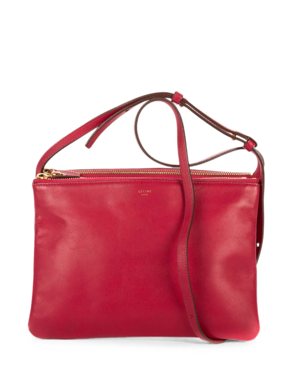 Celine Pre-Owned Trio cross body bag - Rosso