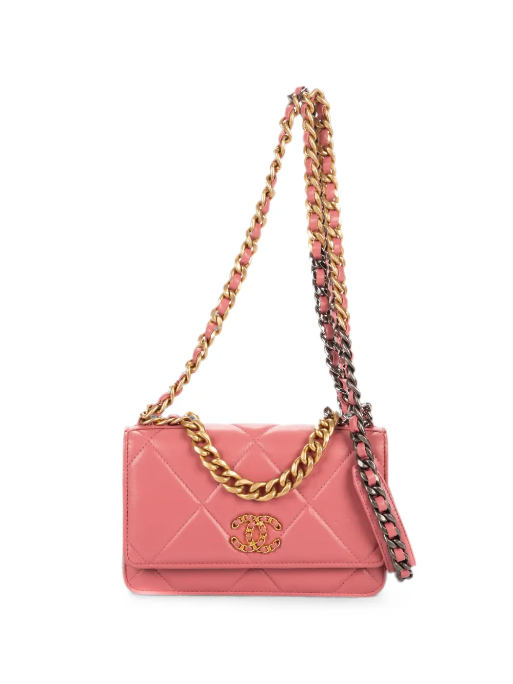 CHANEL Pre-Owned 19 quilted tote bag - Rosa