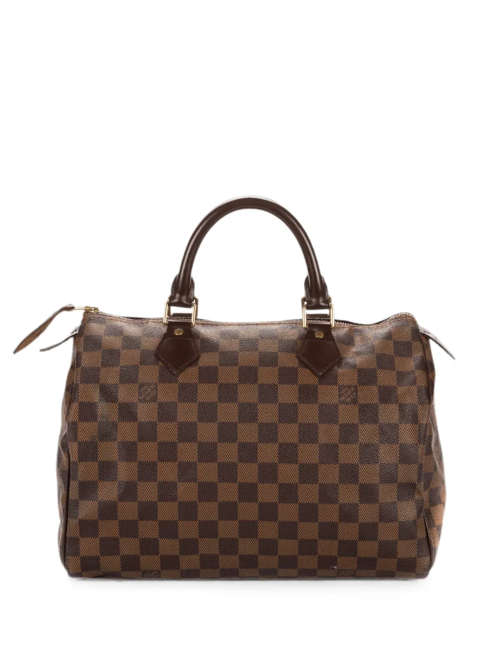 Louis Vuitton Pre-Owned 30 Speedy Damier Ebène canvas handbag - Braun