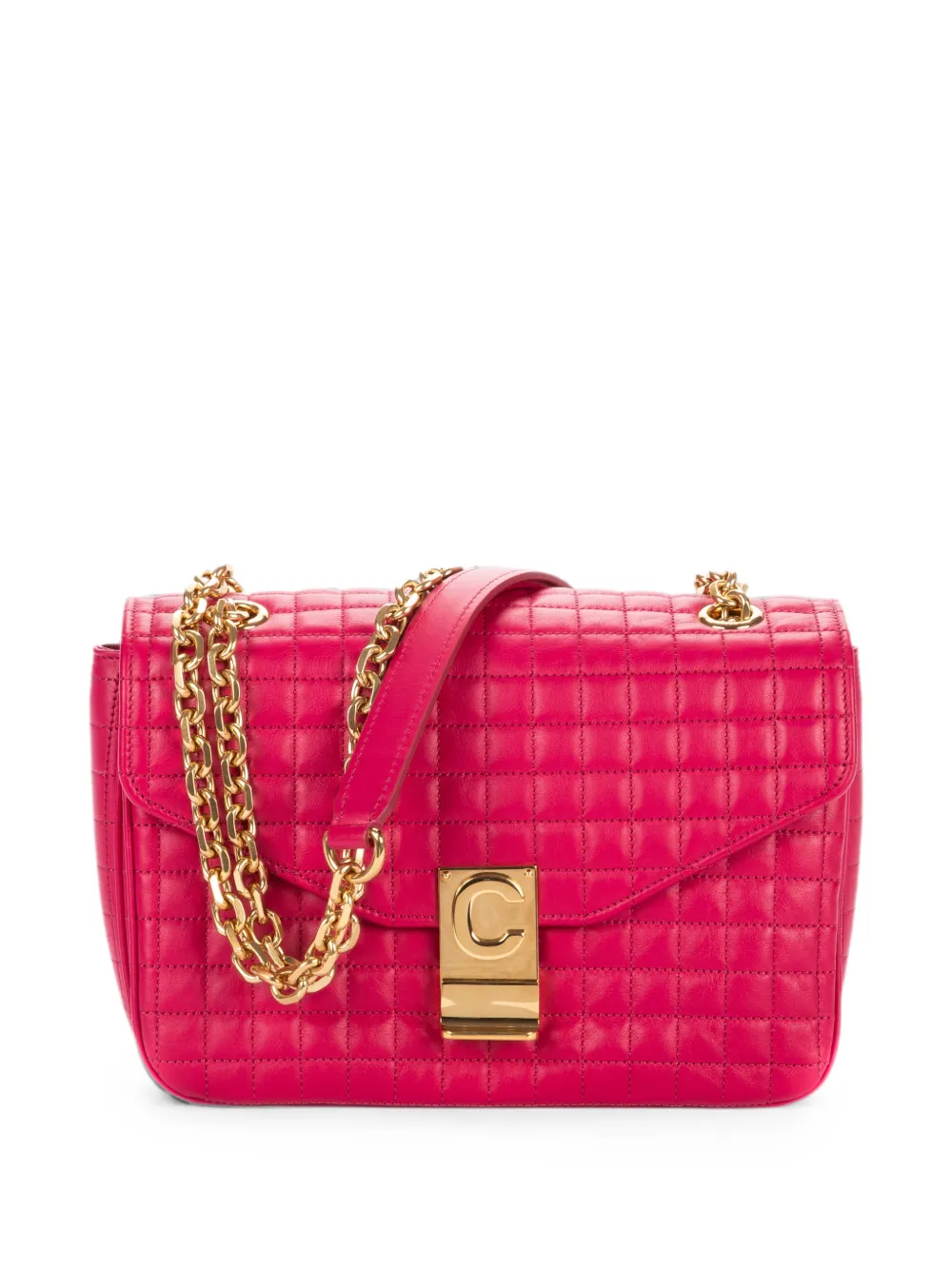 Celine Pre-Owned C quilted cross body bag - Rosa