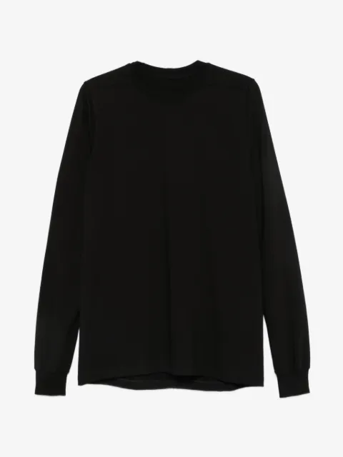 Rick Owens playera manga larga con cuello redondo
