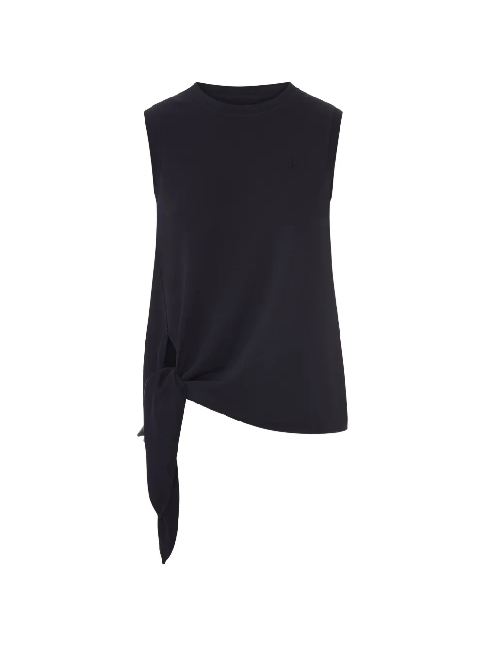 JW Anderson knotted-hem tank top - Nero