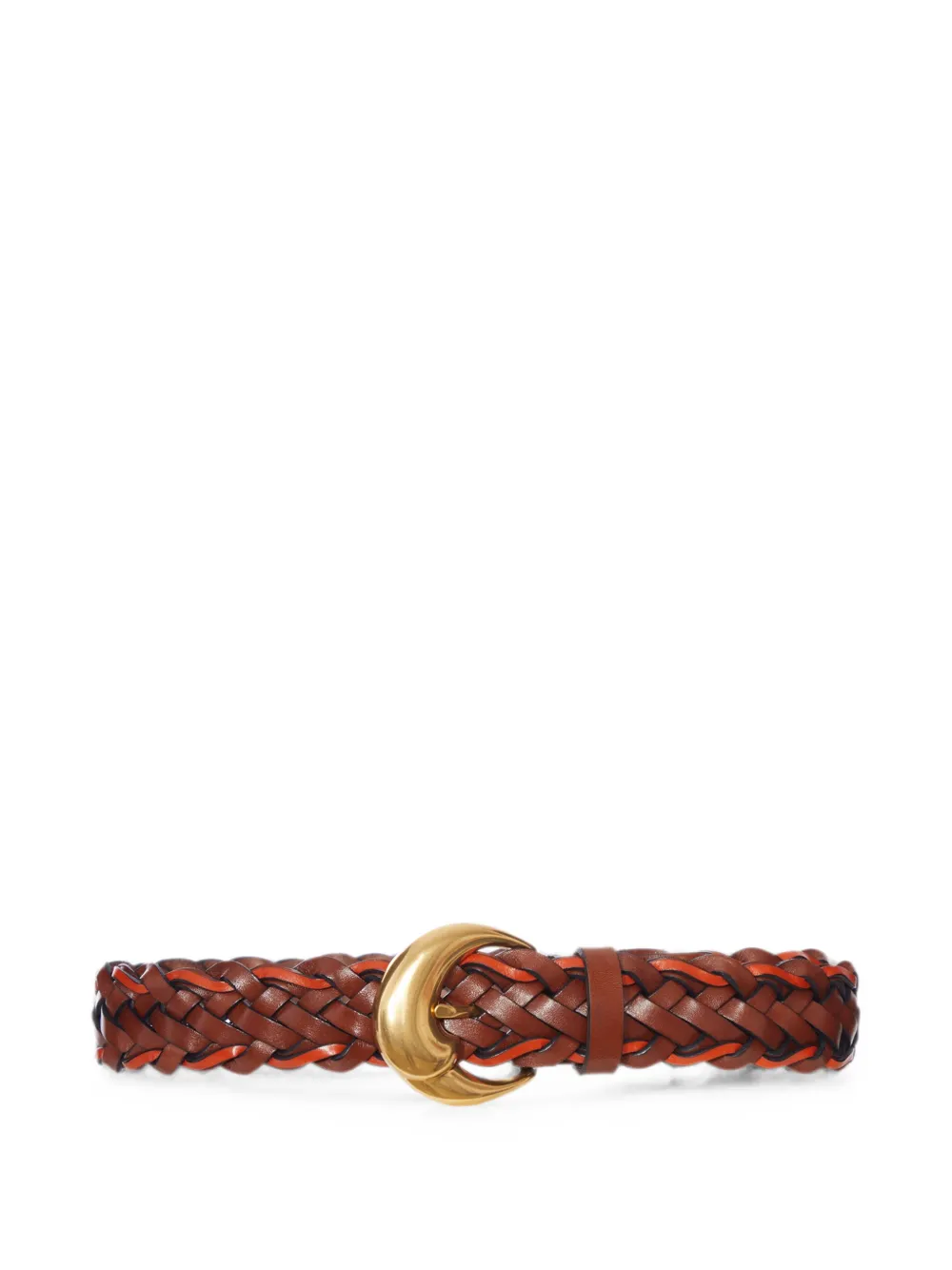 ETRO braided leather belt - Marrone