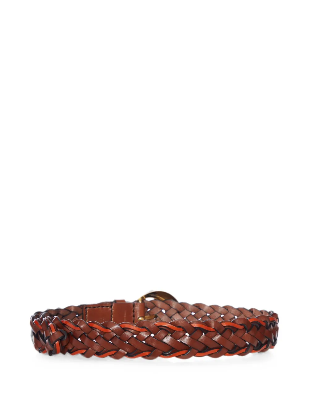 ETRO Gevlochten riem Bruin