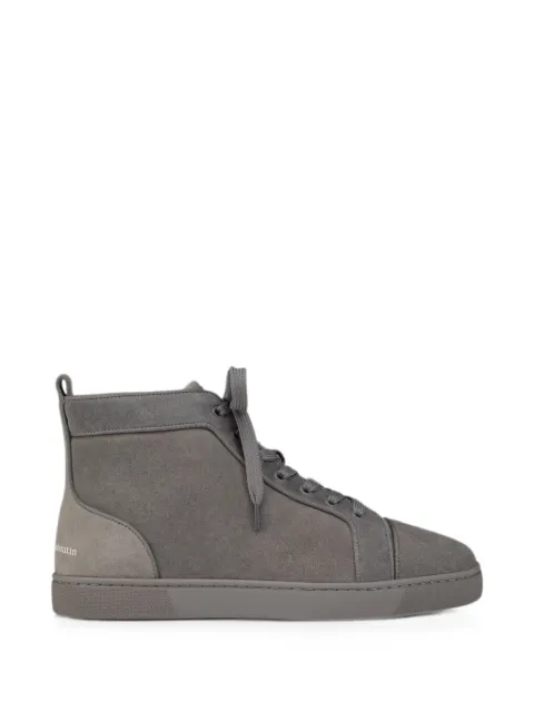 Christian Louboutin Louis Canopy suede high-top sneakers