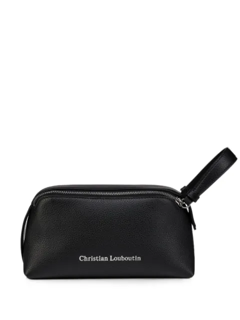 Christian Louboutin Nostalgic Traveler leather clutch bag